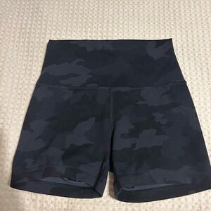 Lululemon Wunder Train 4in Women's Shorts Camo Black